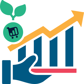 Illustration showing incremental growth from previously non-converting products