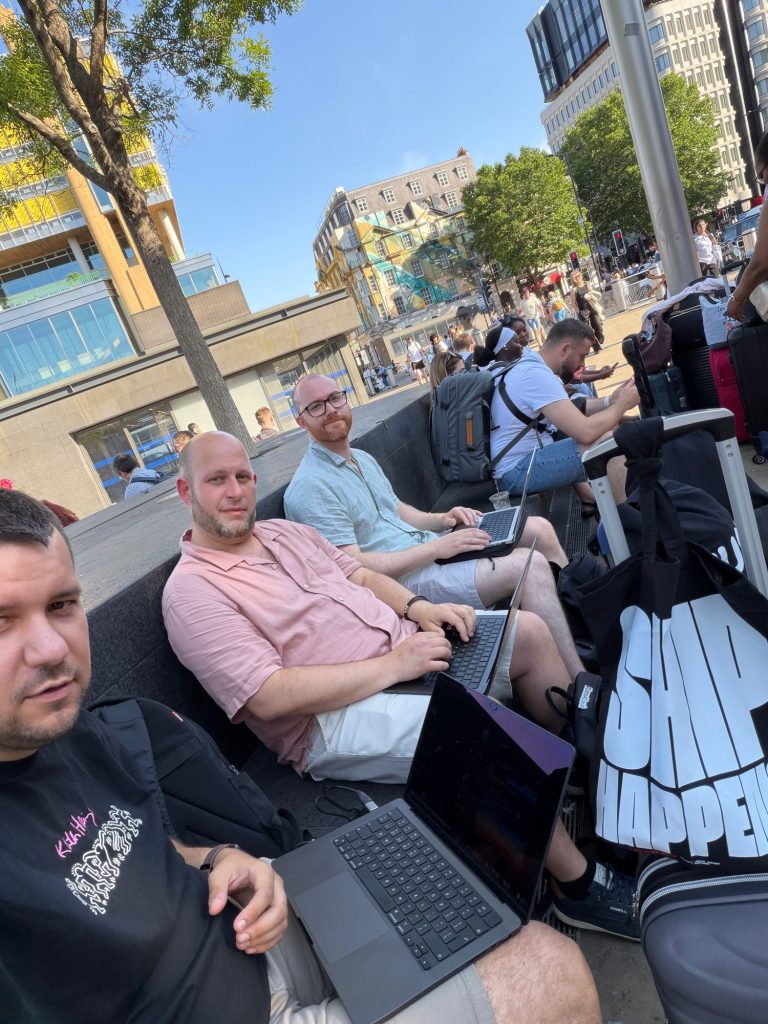 Shoptimised team members attending the Laravel Live conference