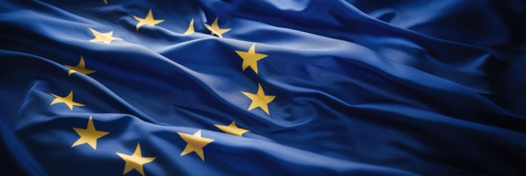 European Union flag representing Digital Markets Act enforcement and European eCommerce regulation.