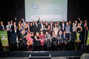 Winners at the eCommerce Awards 2026 gathered on stage.